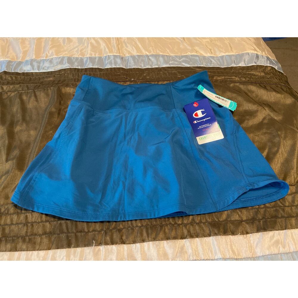 Champion blue athletic skirt skort size XS NWT